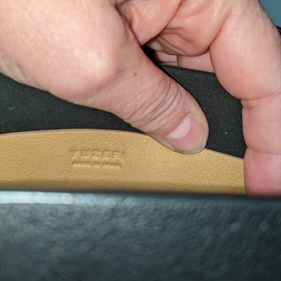 Yuzefi Delila Mini Bag Black Tan Colorblock Leather Crossbody& Chain Strap Spain - Picture 11 of 16